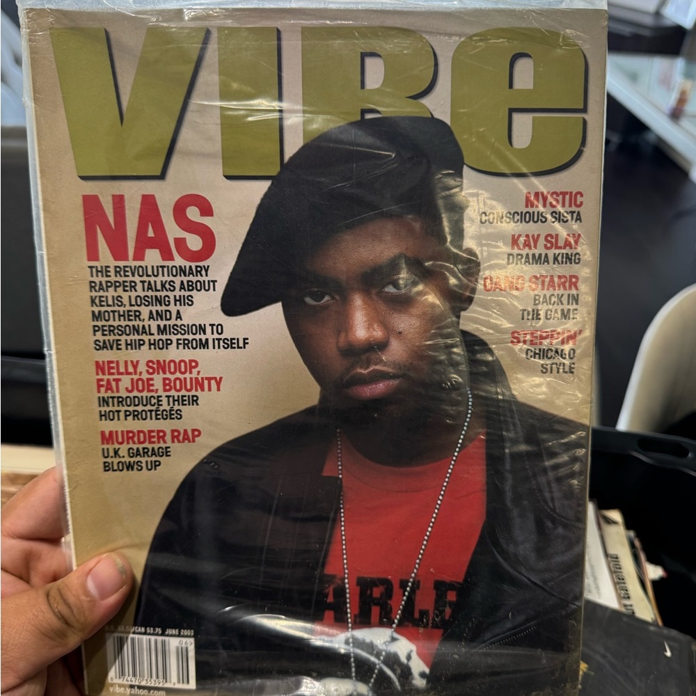 Vibe Magazine Featuring Nas